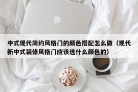 中式现代简约风格门的颜色搭配怎么做（现代新中式装修风格门应该选什么颜色的）