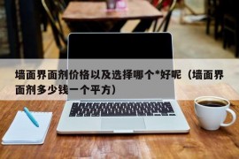 墙面界面剂价格以及选择哪个*好呢（墙面界面剂多少钱一个平方）