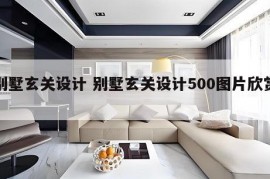 别墅玄关设计 别墅玄关设计500图片欣赏?