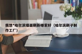 我想*哈尔滨墙面刷新哪家好（哈尔滨刷子制作工厂）