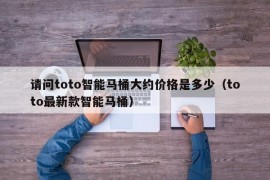 请问toto智能马桶大约价格是多少（toto最新款智能马桶）