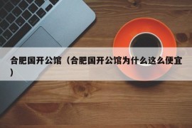 合肥国开公馆（合肥国开公馆为什么这么便宜）