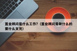 置业顾问是什么工作?（置业顾问是做什么的要什么文凭）