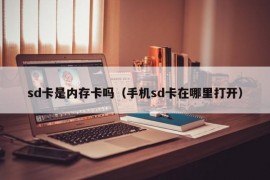 sd卡是内存卡吗（手机sd卡在哪里打开）