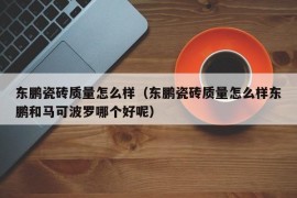 东鹏瓷砖质量怎么样（东鹏瓷砖质量怎么样东鹏和马可波罗哪个好呢）