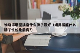 谁晓得墙壁插座什么牌子最好（墙用插座什么牌子性价比最高?）