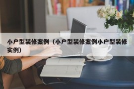 小户型装修案例（小户型装修案例小户型装修实例）