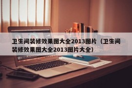 卫生间装修效果图大全2013图片（卫生间装修效果图大全2013图片大全）