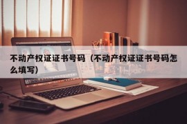 不动产权证证书号码（不动产权证证书号码怎么填写）