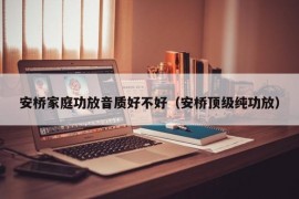 安桥家庭功放音质好不好（安桥顶级纯功放）