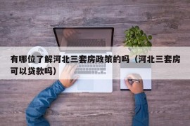 有哪位了解河北三套房政策的吗（河北三套房可以贷款吗）