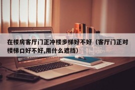 在楼房客厅门正冲楼步梯好不好（客厅门正对楼梯口好不好,用什么遮挡）