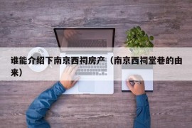 谁能介绍下南京西祠房产（南京西祠堂巷的由来）