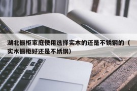 湖北橱柜家庭使用选择实木的还是不锈钢的（实木橱柜好还是不绣钢）