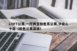 LOFT公寓,一厅两室粉色系公寓,少女心十足（粉色公寓装修）