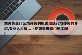 地弹簧是什么地弹簧的概述玻璃门地弹簧的介绍,专业人士解...（地弹簧玻璃门施工图）