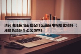 请问浅绿色墙面搭配什么颜色电视墙比较好（浅绿色墙配什么装饰物）