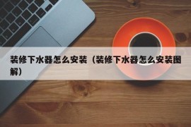 装修下水器怎么安装（装修下水器怎么安装图解）