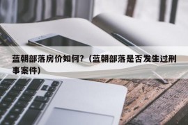 蓝朝部落房价如何?（蓝朝部落是否发生过刑事案件）