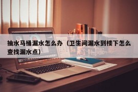 抽水马桶漏水怎么办（卫生间漏水到楼下怎么查找漏水点）