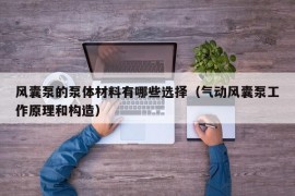 风囊泵的泵体材料有哪些选择（气动风囊泵工作原理和构造）