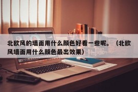 北欧风的墙面用什么颜色好看一些呢。（北欧风墙面用什么颜色最出效果）