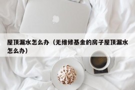 屋顶漏水怎么办（无维修基金的房子屋顶漏水怎么办）