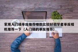 家用入门级单反推荐哪款比较好初学者单反相机推荐一下（入门级的单反推荐）