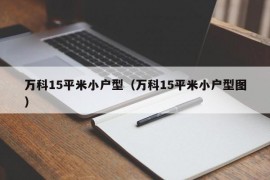 万科15平米小户型（万科15平米小户型图）