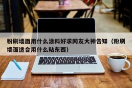 粉刷墙面用什么涂料好求网友大神告知（粉刷墙面适合用什么粘东西）