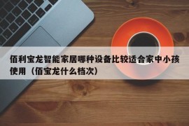 佰利宝龙智能家居哪种设备比较适合家中小孩使用（佰宝龙什么档次）